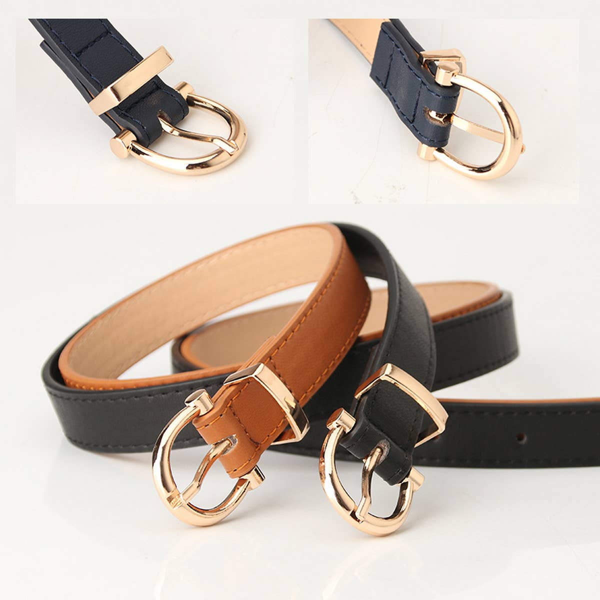 CWABE0906_SOLID COLOR PERSONALITY BELT