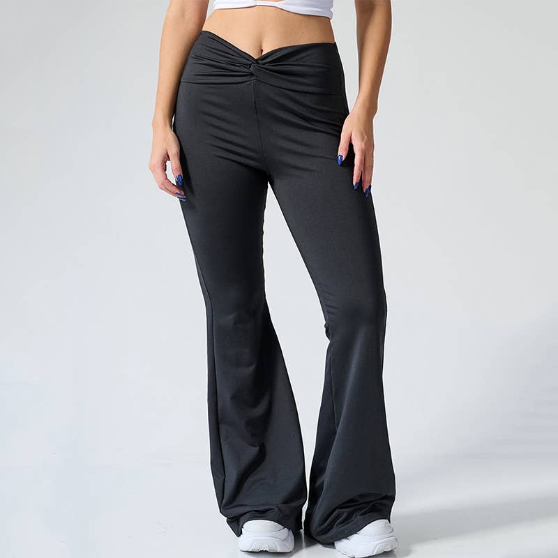 FASHION SPORTS HIGH-WAISTED LONG CASUAL PANTS