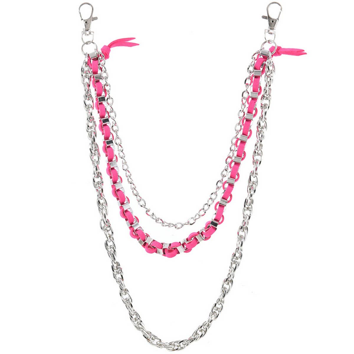 CREATIVE WOVEN THREE-LAYER TRENDY JEANS CHAIN