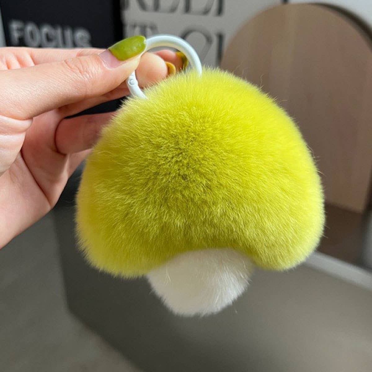 CUTE MUSHROOM KEYCHAIN PENDANT PLUSH ORNAMENT