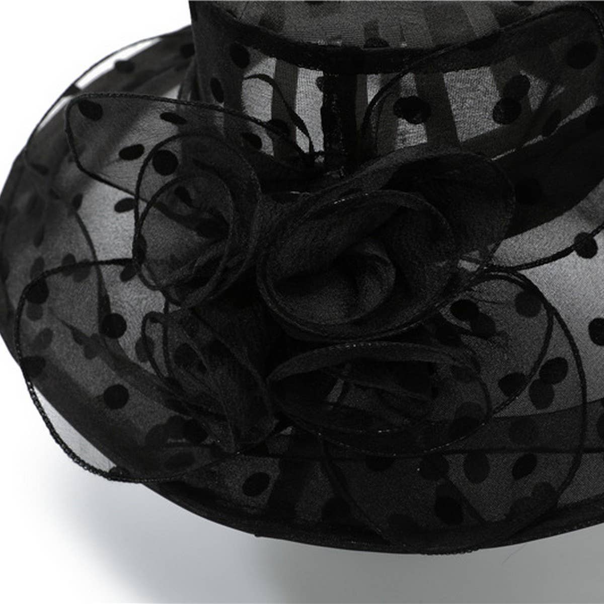 FOLDABLE LARGE BRIM FLOWER SUN HAT_CWAH1493