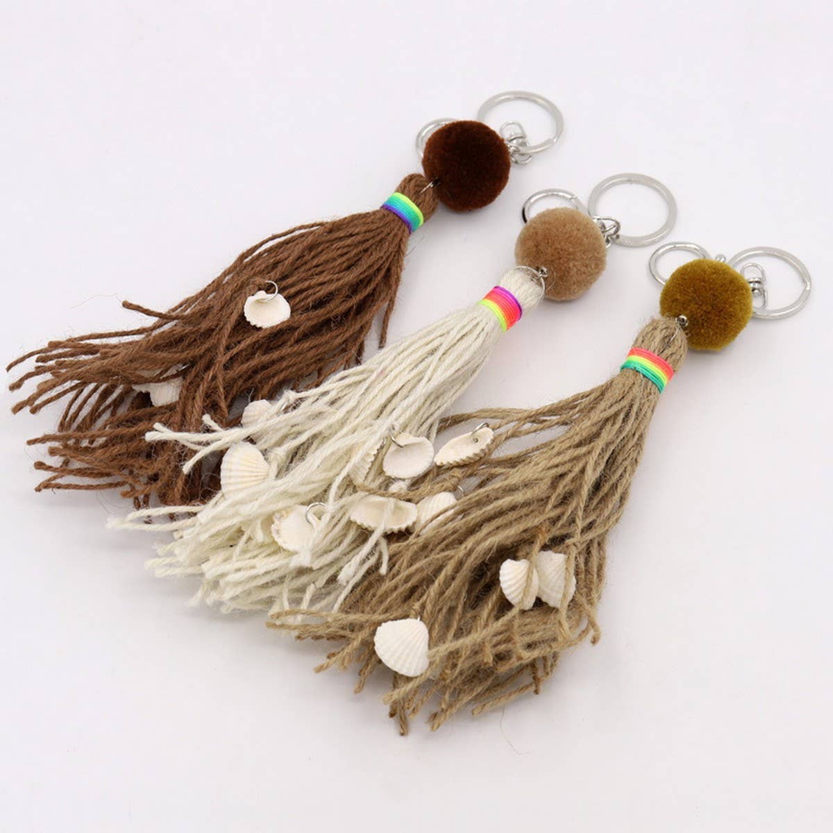 NEW ARRIVAL BOHEMIAN LARGE TASSEL KEYCHAIN PENDANT
