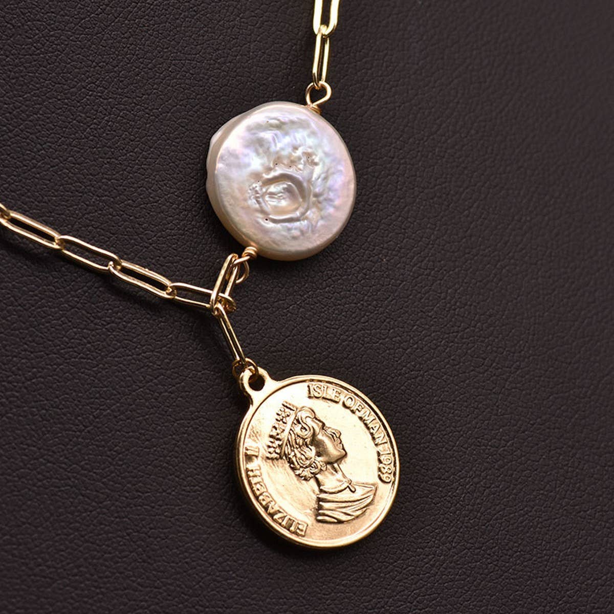 CREATIVE SIMPLE PEARL PENDANT NECKLACE FOR WOMEN