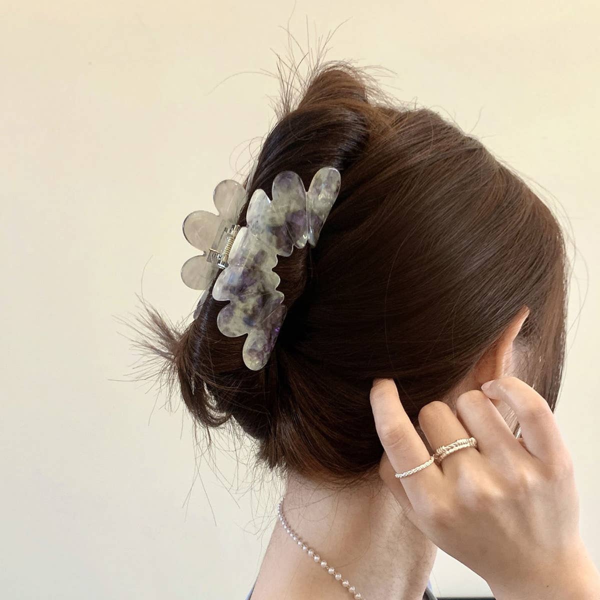 FLOWER HIGH-END SIMPLE PETAL HAIRPIN