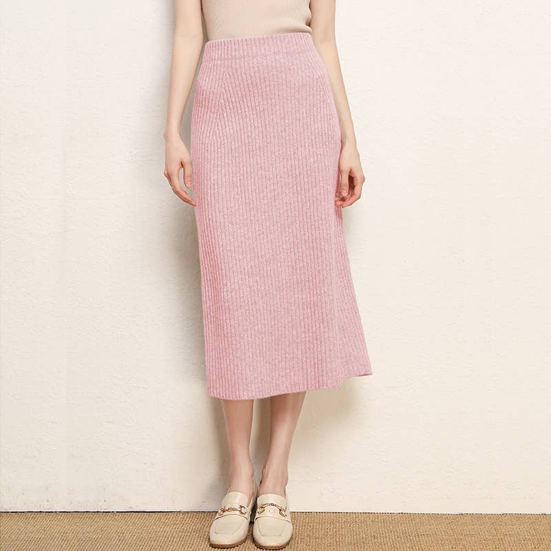 CHUNKY FLEECE SKIRT WITH HIP WRAP