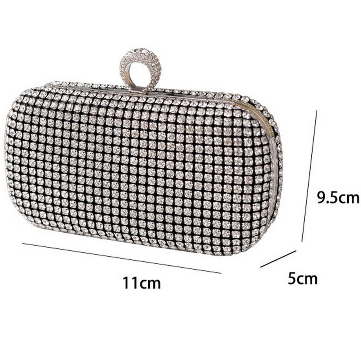 NEW ELEGANT SPARKLING RHINESTONE EVENING BAG_CWAB3611