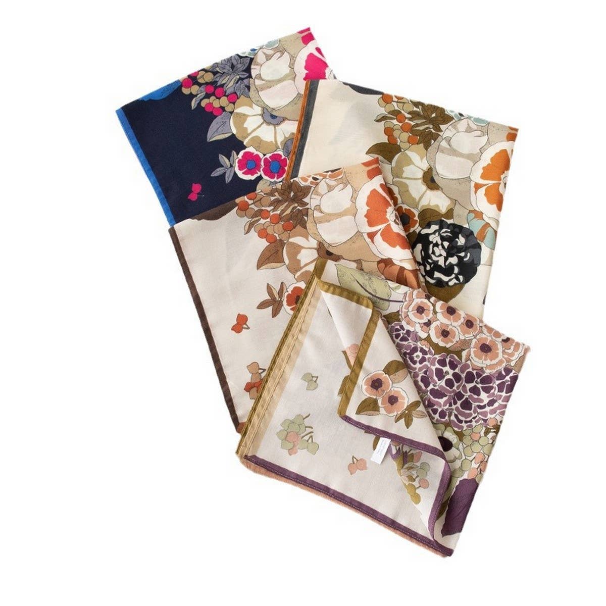 Retro Art Deco Small Square Scarf, Versatile_CWASC0925