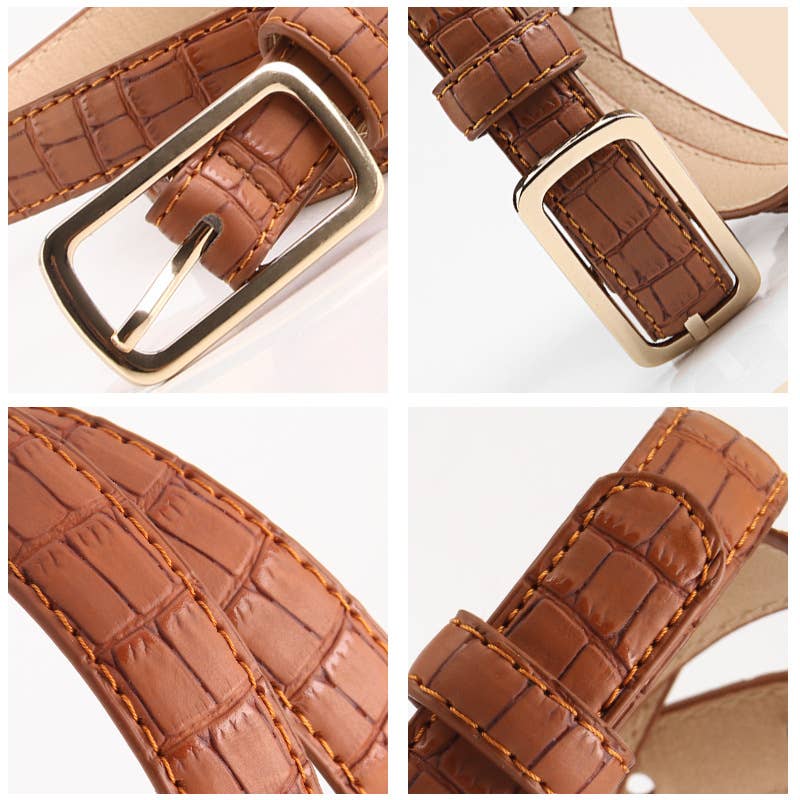 Fashionable versatile casual dress with a belt