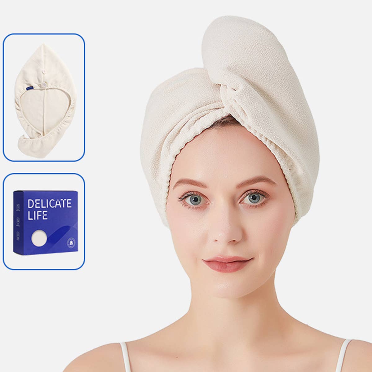 CWMM8331_THICKENED WATER-ABSORBENT QUICK-DRYING SHOWER CAP