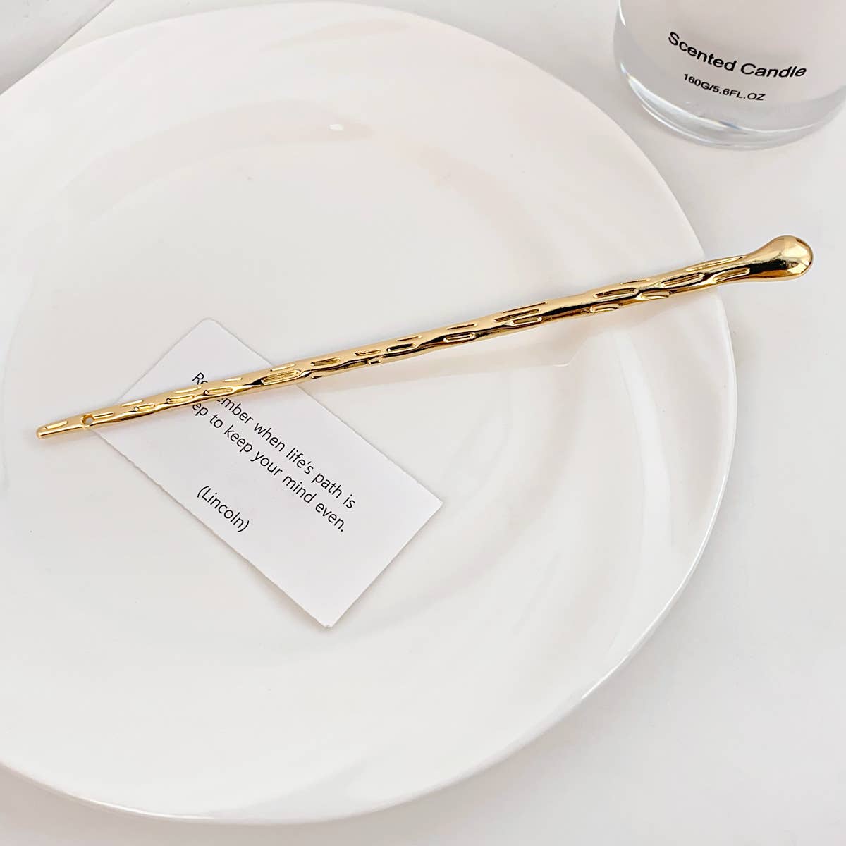 Simple metal hairpins ancient-style accessories