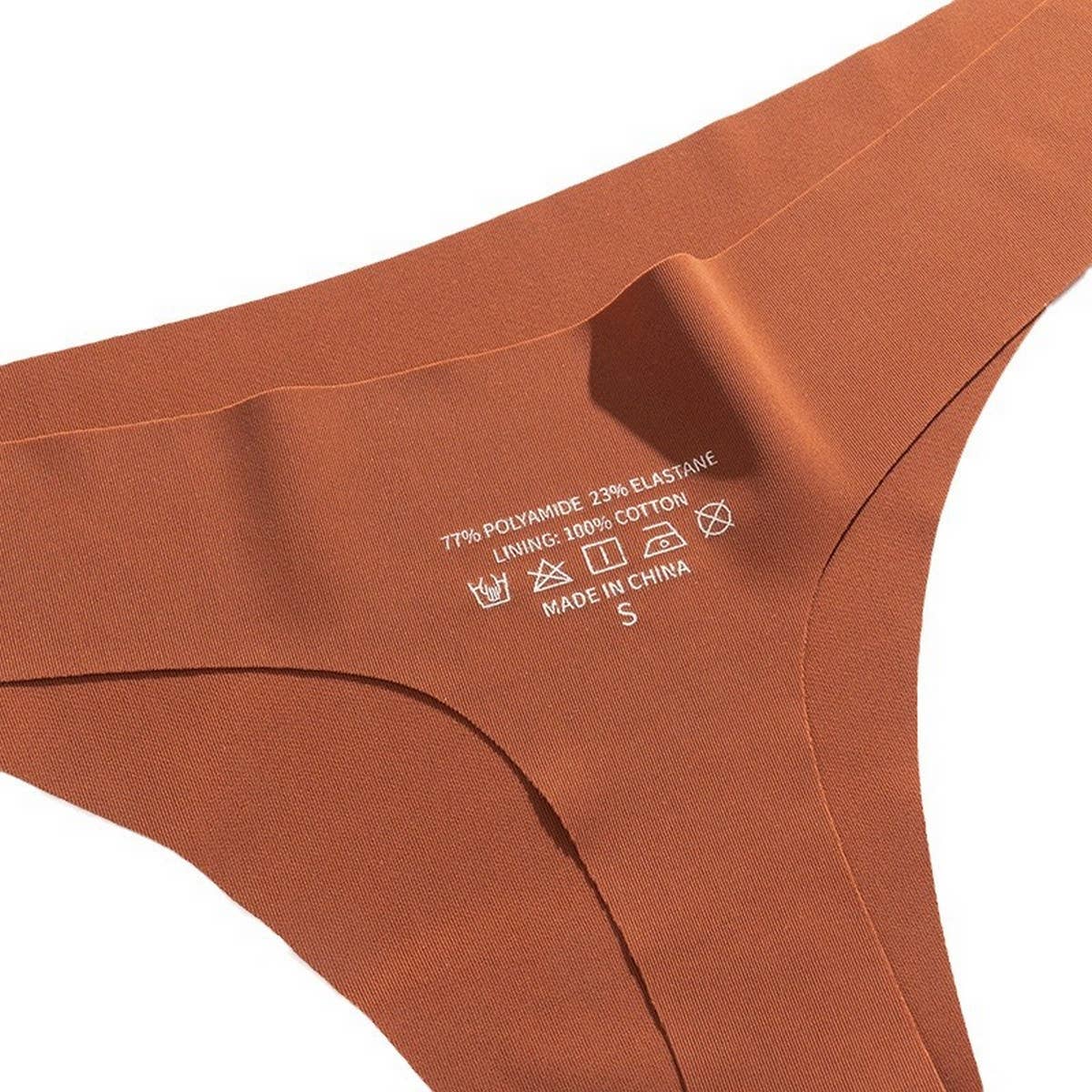 SOLID COLOR ICE SILK T-LINE UNDERWEAR_CWMU0279