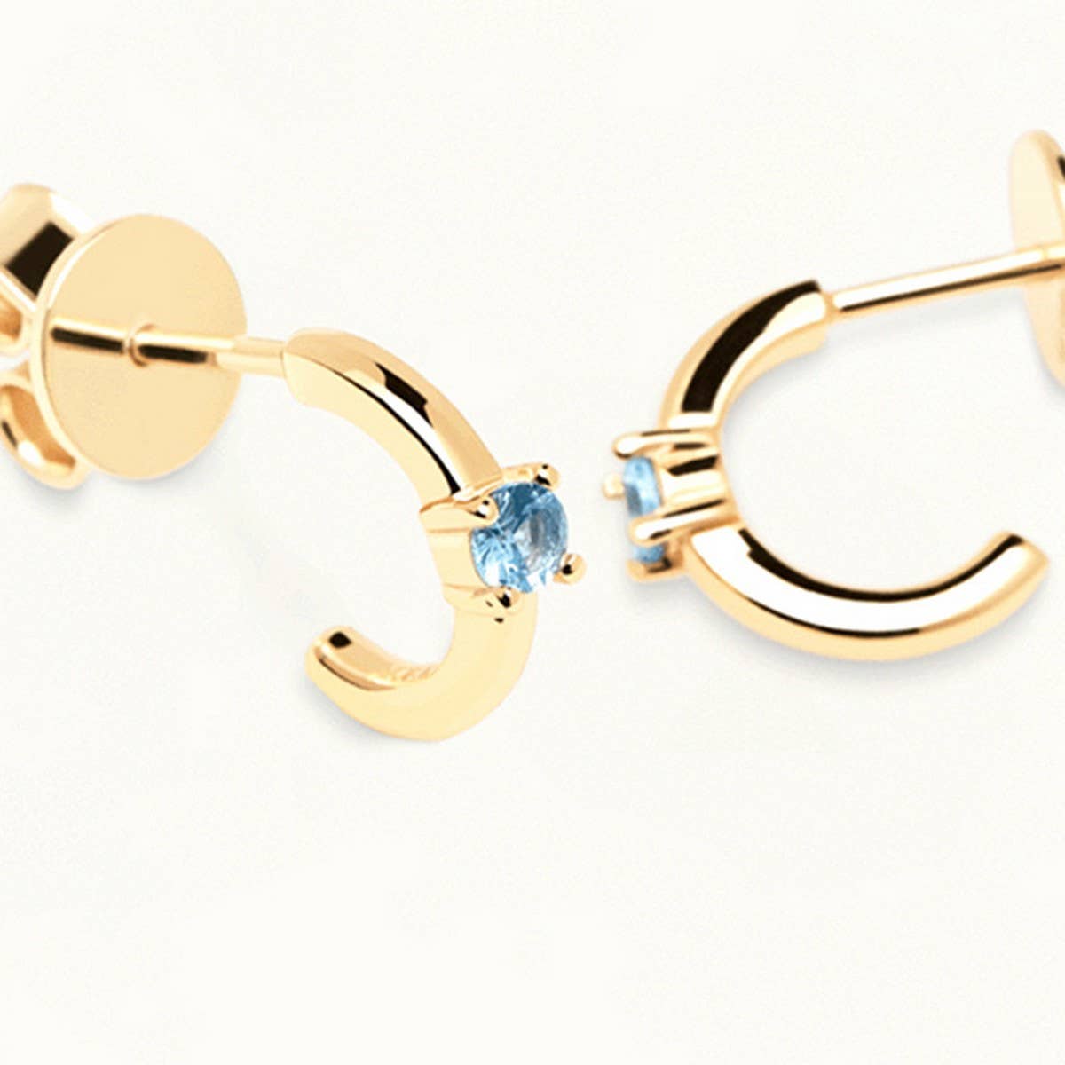 MULTICOLOR C-SHAPED SIMPLE EXQUISITE EARRINGS