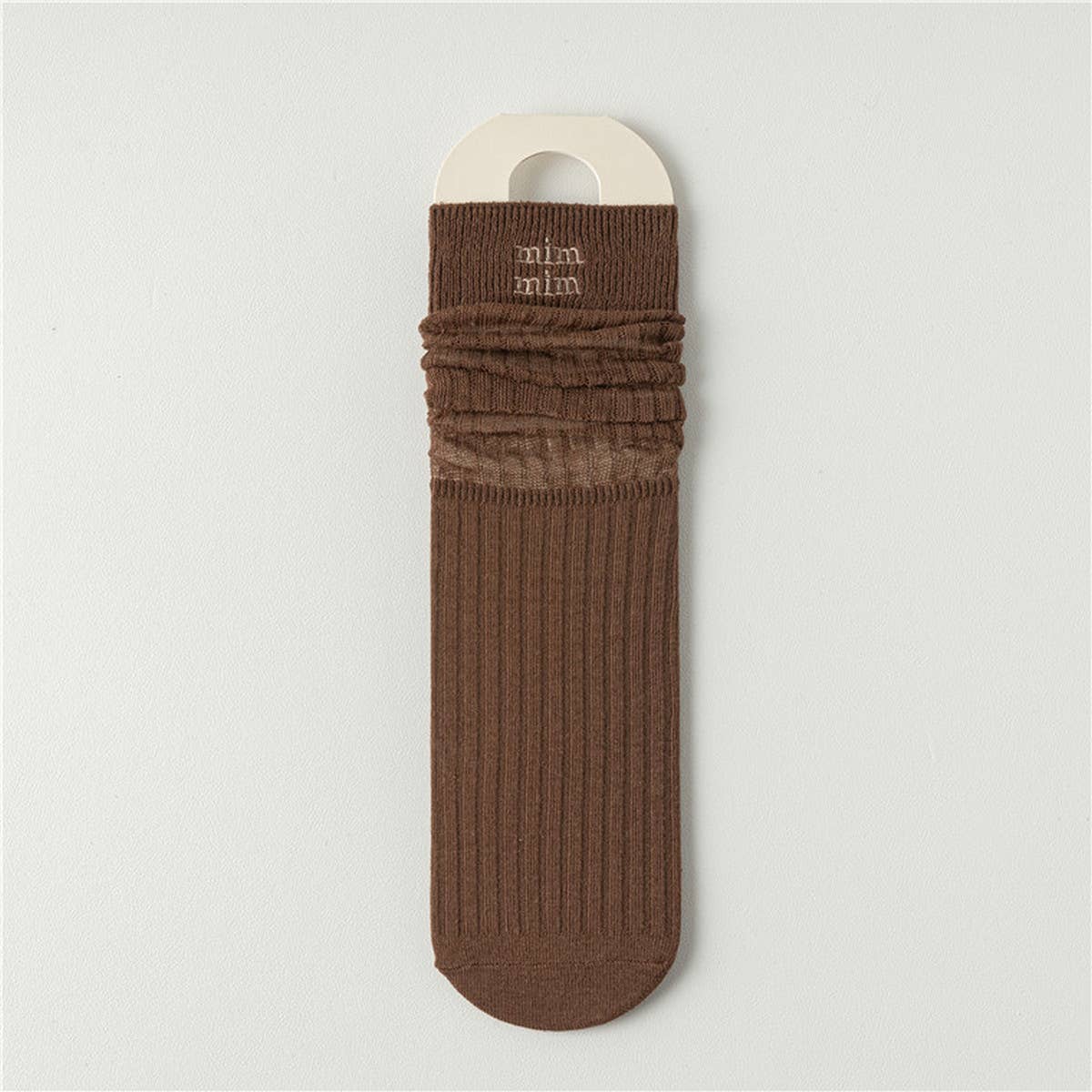 BREATHABLE MESH MID-LENGTH COTTON SOCKS_CWMS0646