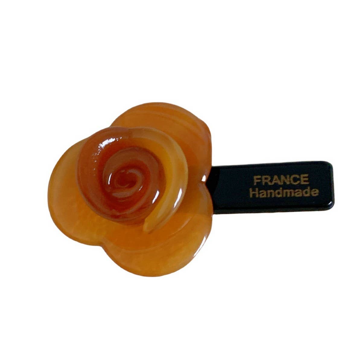 CWAHA07737_KOREAN ROSE FLOWER ACETATE HAIR CLIP FOR GIRLS