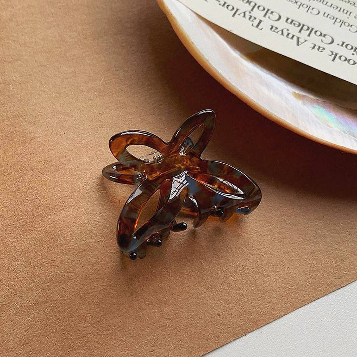 Mini Butterfly Acetate Hair Claw ? Elegant Clip