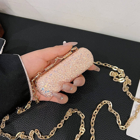 CHAIN CROSSBODY BAG CELEBRITY EVENING CLUTCH BAG_CWAB3256