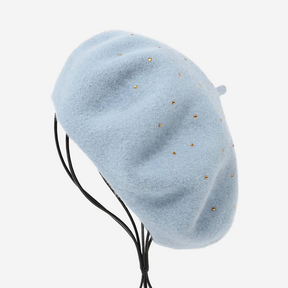 AUTUMN AND WINTER SIMPLE HOT DIAMOND COLORED BERET_CWAH1936