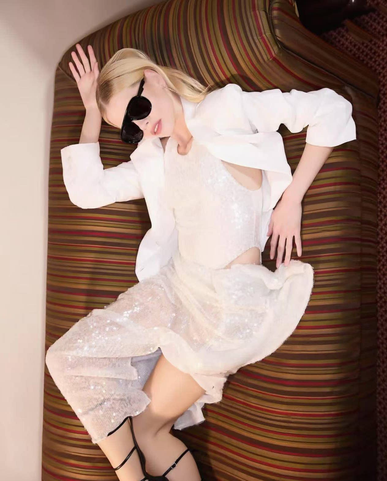 Sleeveless Side Slit Two-Way Jumpsuit Dress