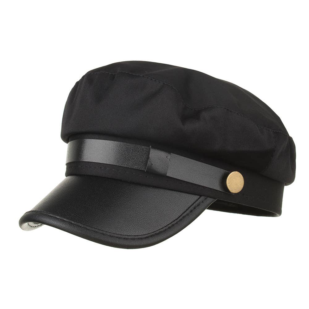 ROUND BELT BUCKLE PREMIUM SOLID COLOR BERET