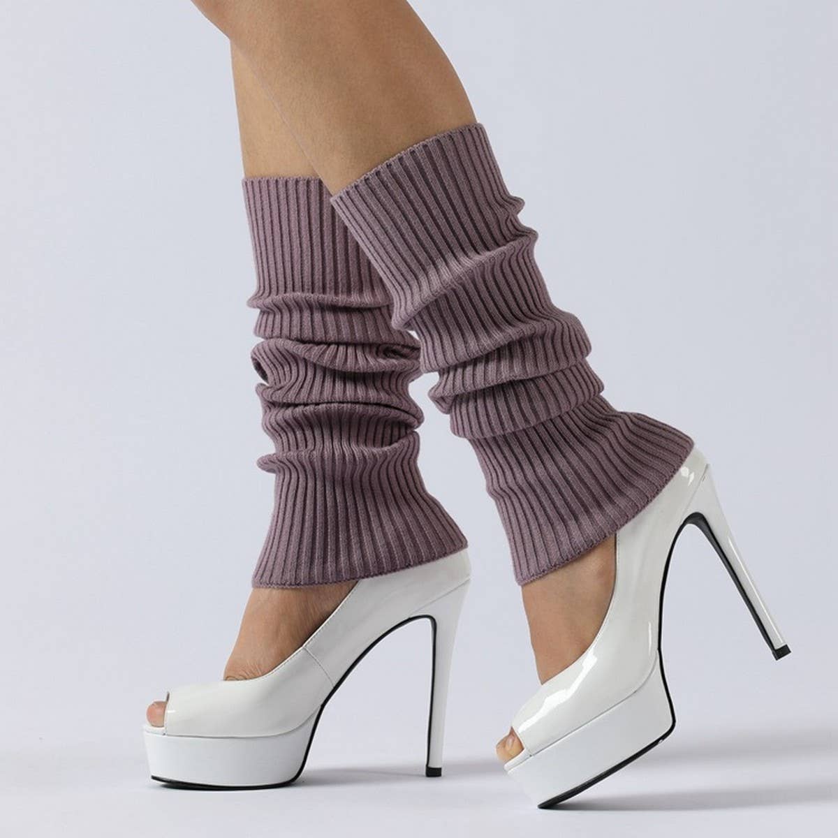 WARM BALLET LEGGINGS HIGH ELASTIC STACKED SOCKS