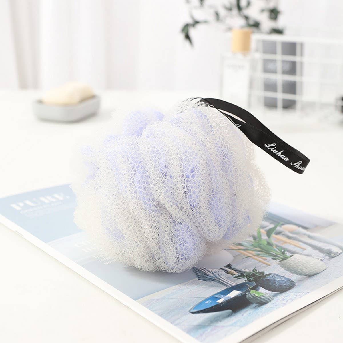 BATH POUF LARGE CACTUS SOFT BATH POUF_CWMM3374