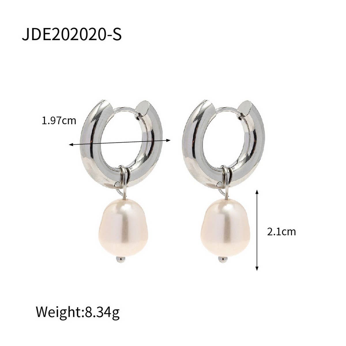 HIGH-GRADE LIGHT LUXURY TITANIUM STEEL EARRINGS