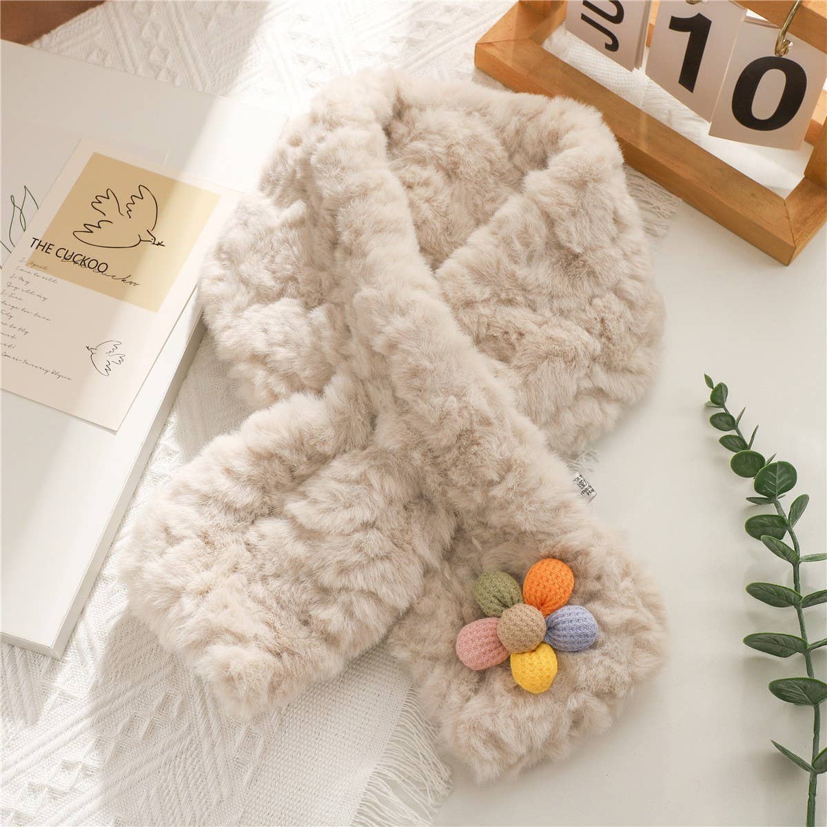 NEW WINTER COLORFUL FLOWER WARM SCARF_CWASC1252