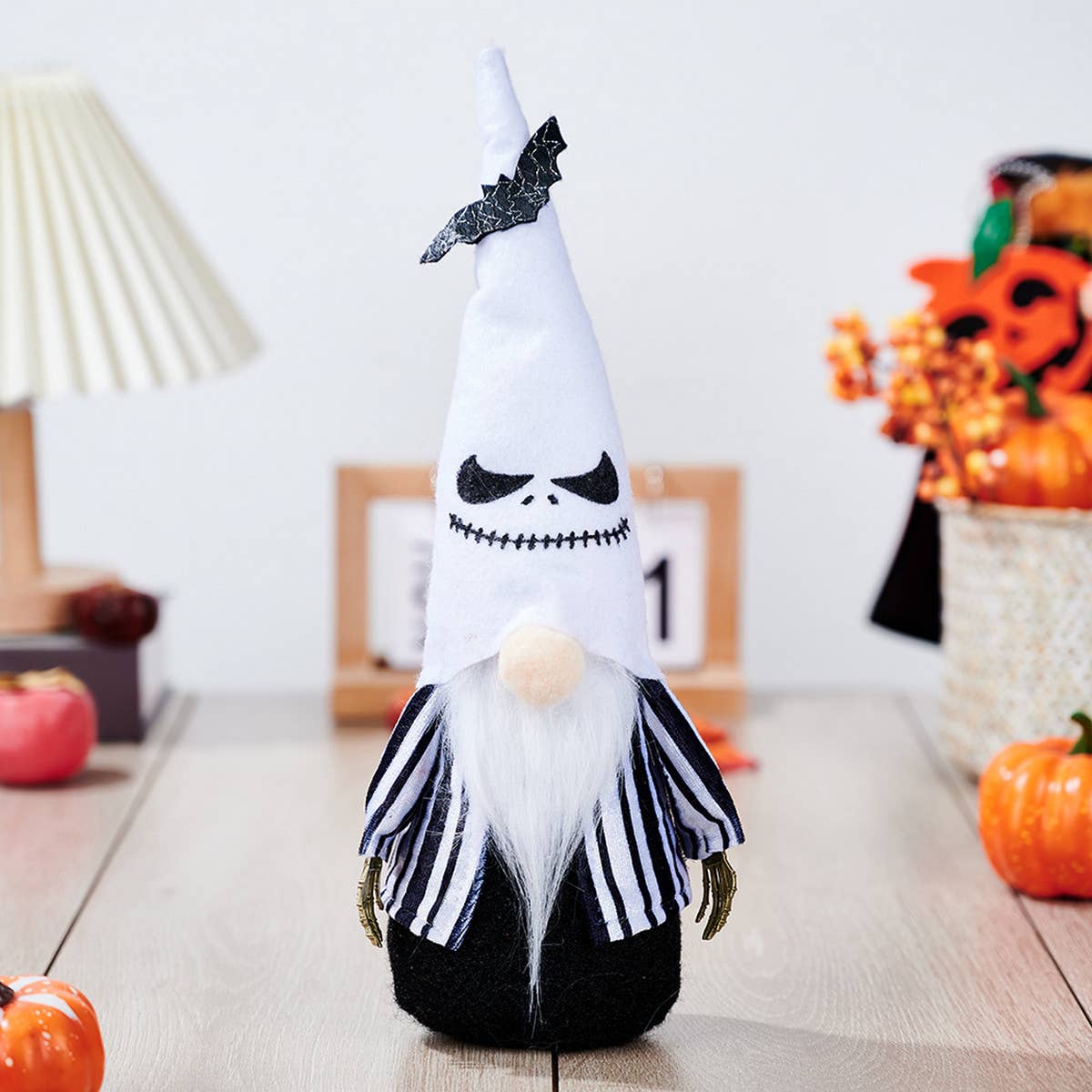 HALLOWEEN GHOST BAT POINTED HAT DOLL ORNAMENT