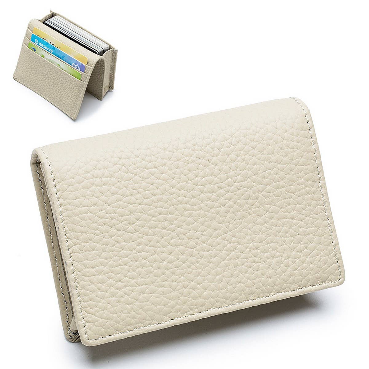 CASUAL TOPLAYER COWHIDE GENUINE LEATHER CARD HOLDER_CWAB3826