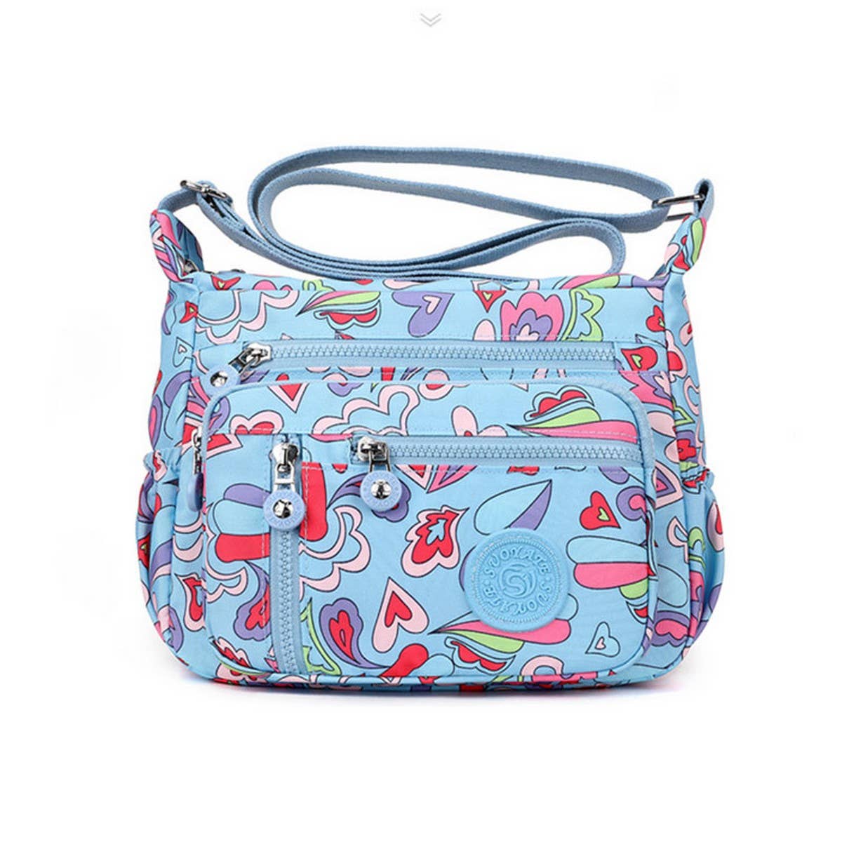 FASHION PRINTED NYLONCANVAS SHOULDER CROSSBODY BAG_CWASC1781