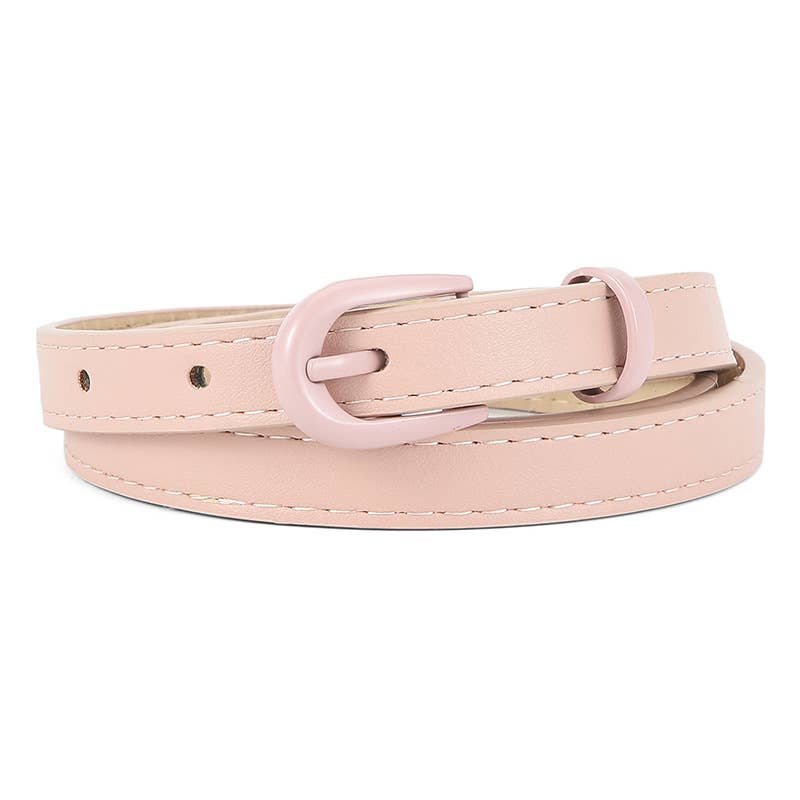 Versatile commuting pin buckle simple belt