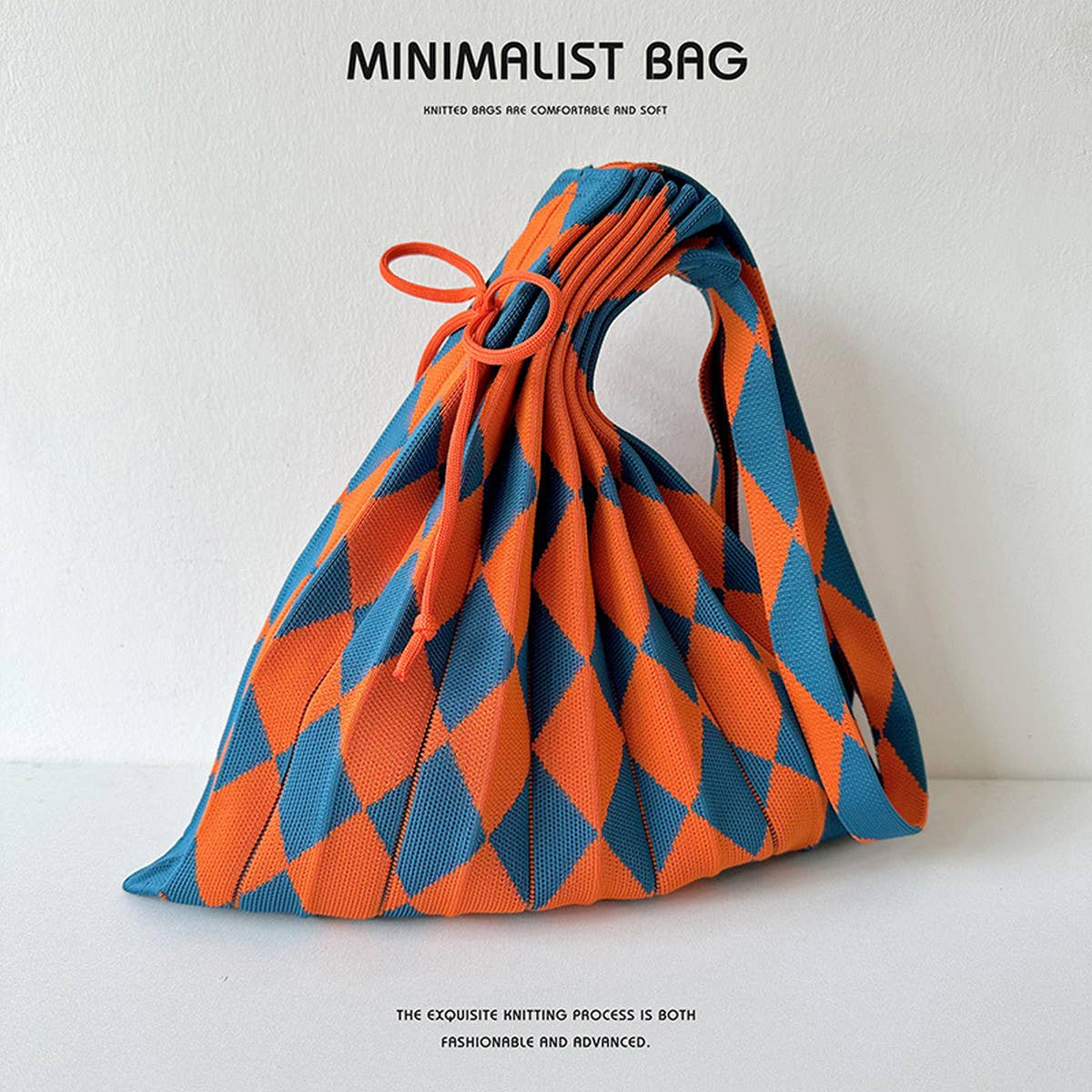 Large Knit Pleated Crossbody Shoulder Bag for Wome_CWAB1533