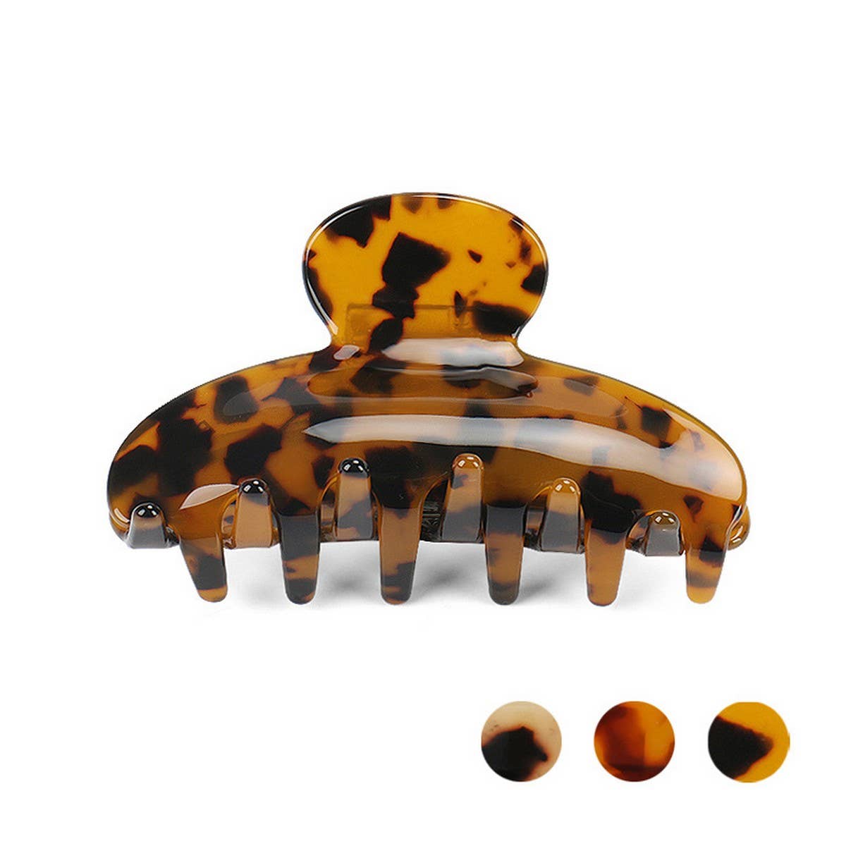 ACETATE HAIR CLIP HAIRPIN HALF-TIED SHARK CLIP_CWAHA4251