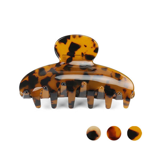 ACETATE HAIR CLIP HAIRPIN HALF-TIED SHARK CLIP_CWAHA4251