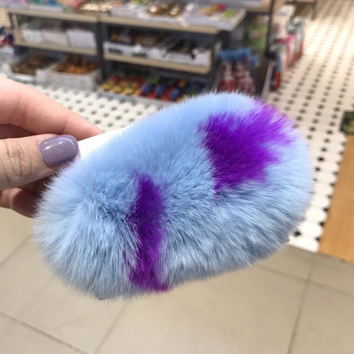 Furry Mink Hair Clip ? Cute Fluffy BB Barrette