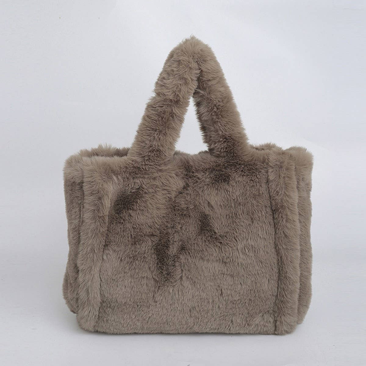WINTER SIMPLE UNDERARM BAG HANDBAG PLUSH BAG_CWAB3971
