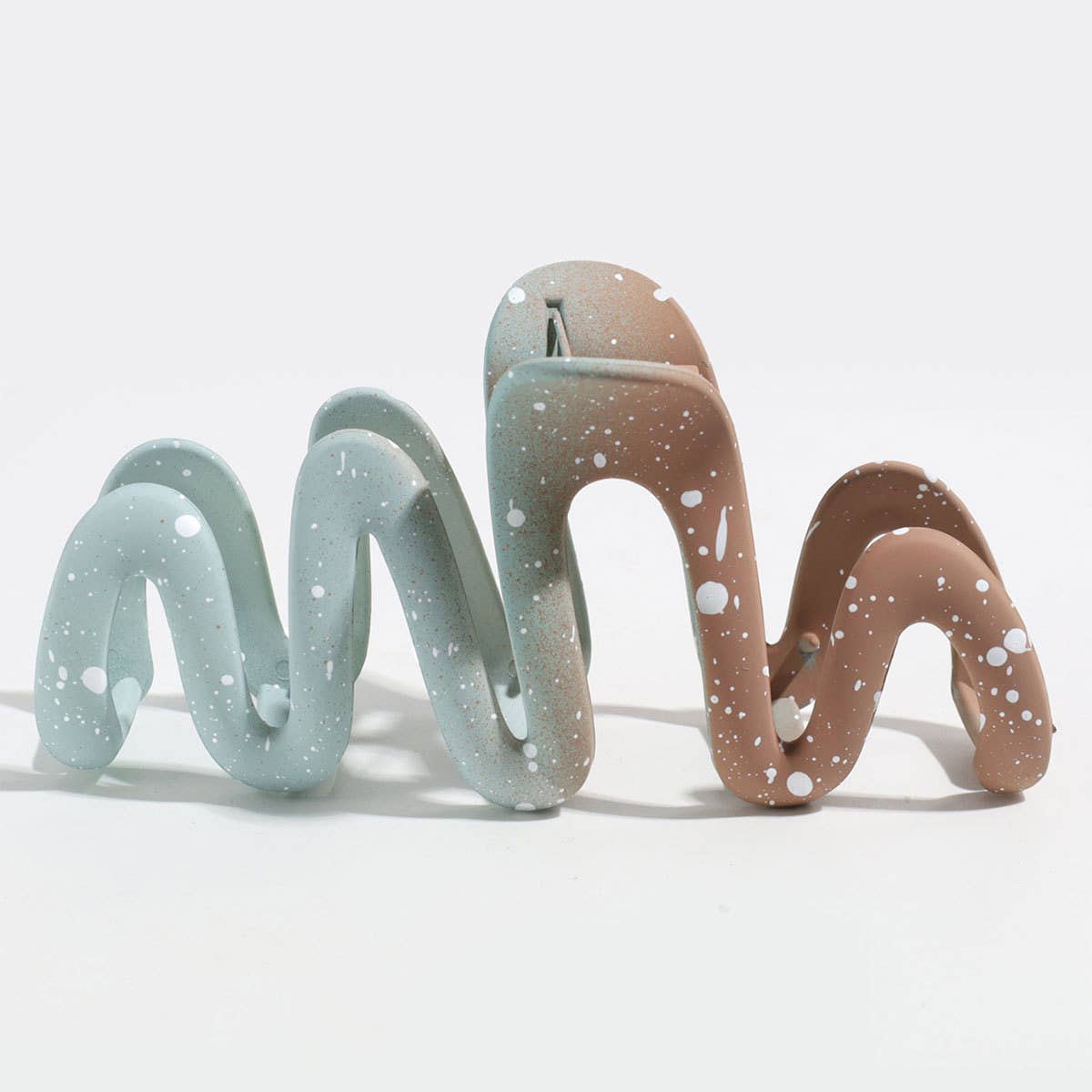 Fashion Gradient Ink-Wave Hair Claw Commuter Clip_CWAHA2205