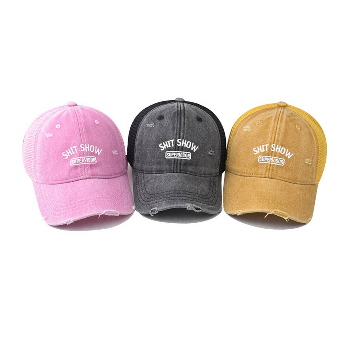 PERSONALIZED ENGLISH PRINTED COTTONTRUCKER HATS_CWAH1362