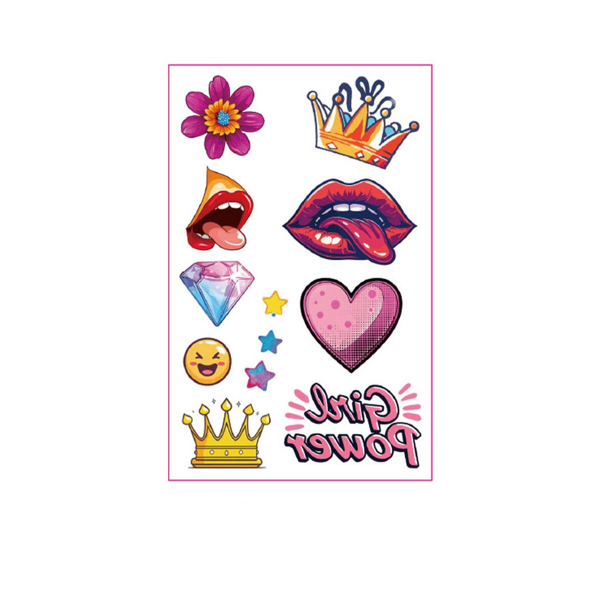 Pink Cowgirl Tattoos ??Cute Bachelorette Stickers_CWMM8385