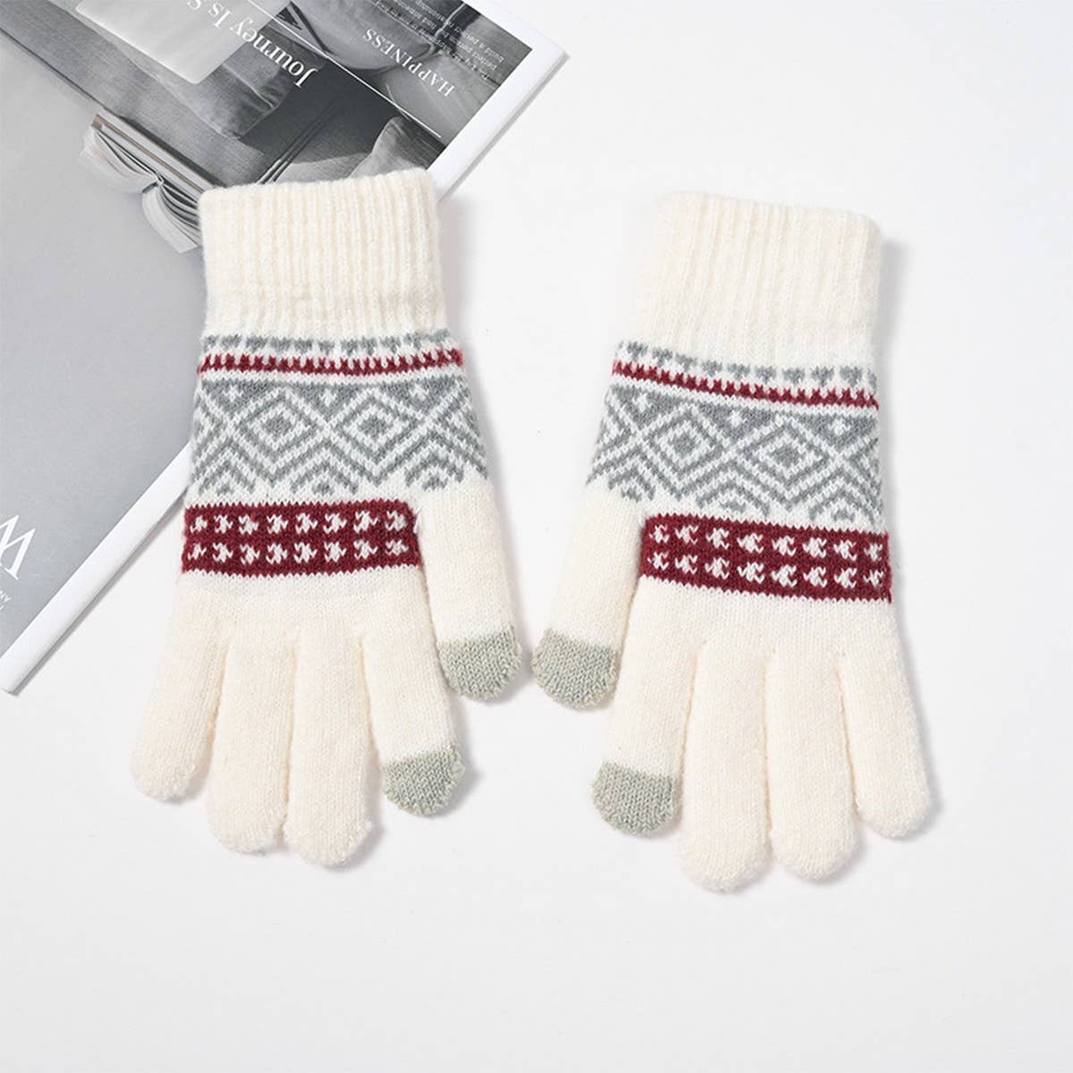 AUTUMN AND WINTER FIVE-FINGER CYCLING WARM GLOVES_CWMM1490