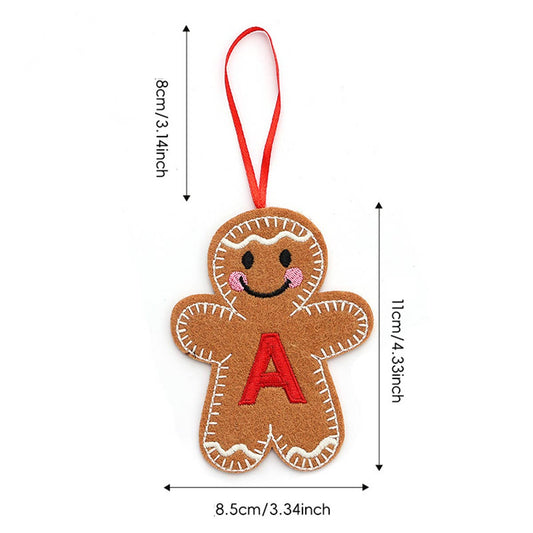 CWMM9399_NEW CHRISTMAS GINGERBREAD MAN DECORATION PENDANT