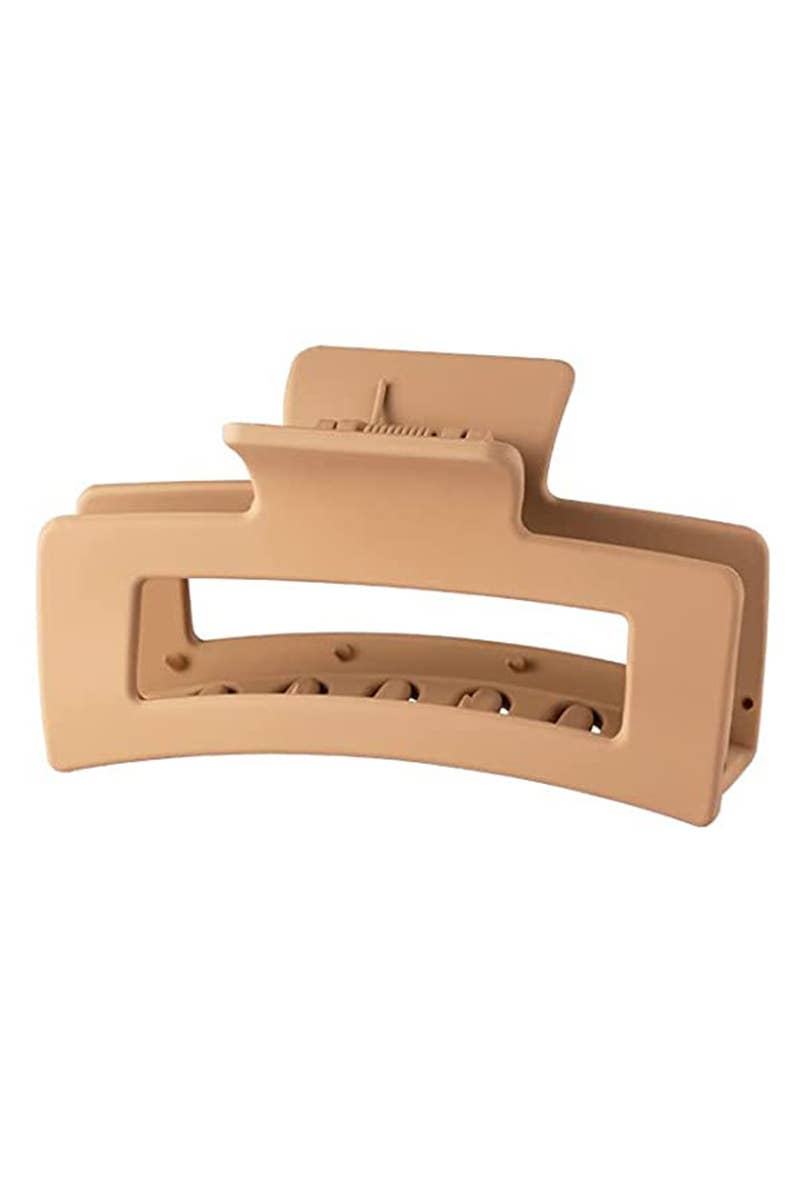 4.1 Inch Matte PS Plastic Hair Claw Clip, Wholesal_CWAHA0091