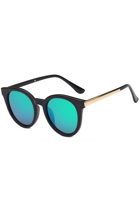 TRENDY FASHION ROUNDED SUNGLASSES