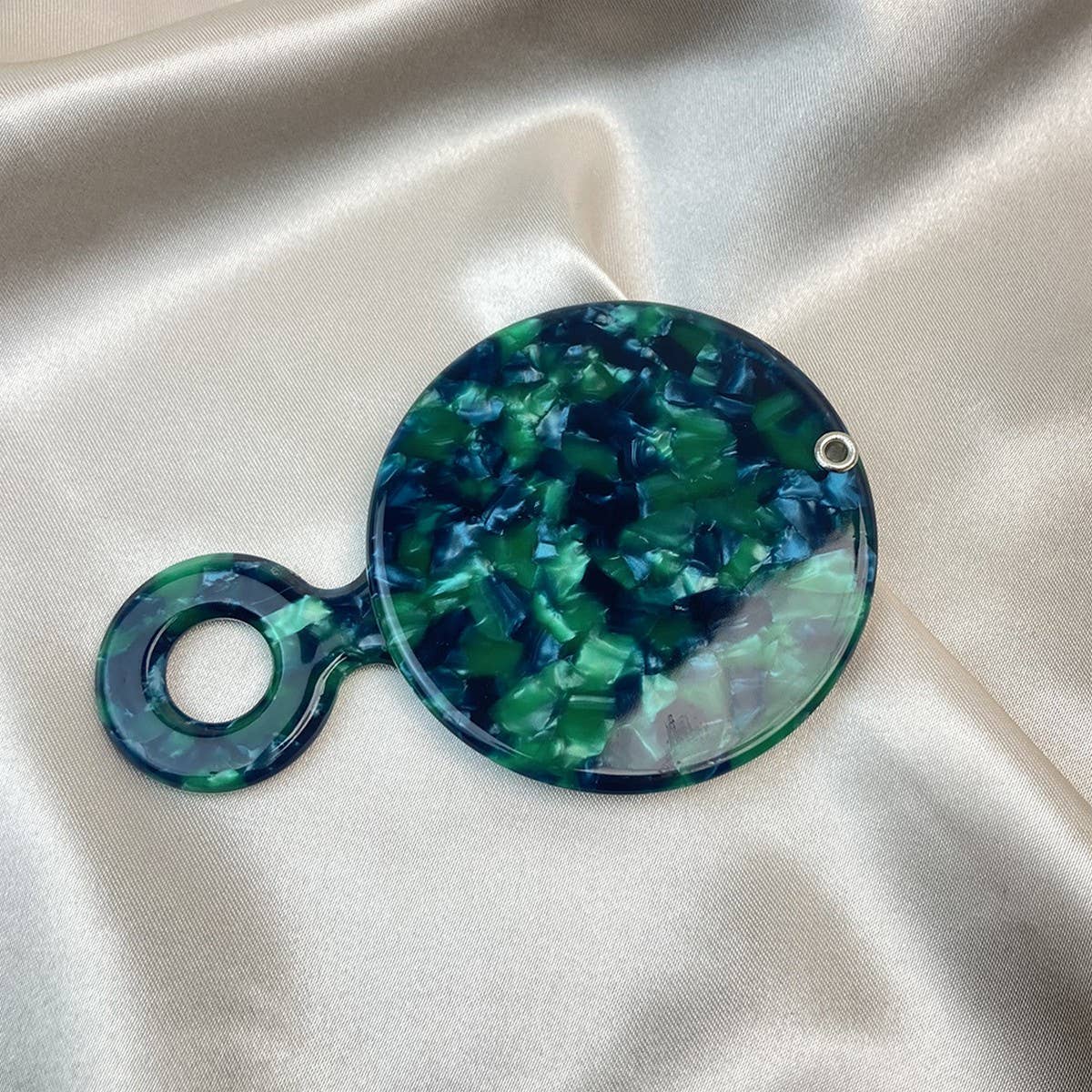 Portable Compact Round Mirror for Purse Travel_CWMM6370