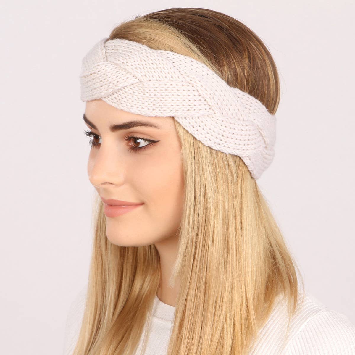 VINTAGE BRAID KNITTED HEADBAND