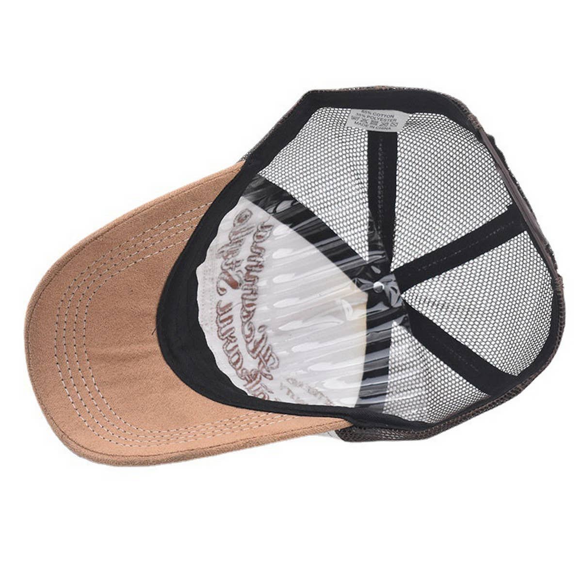 SUMMER COLOR BLOCK MESH OUTDOOR HAT TRUCKER HAT_CWAH1365