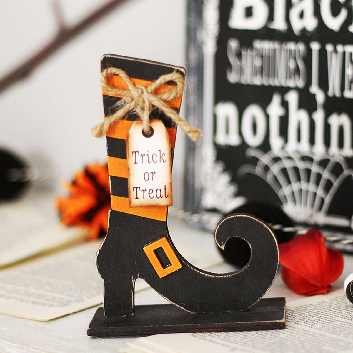 Ins-Style Painted Halloween Patchwork Decor_CWAJE05356