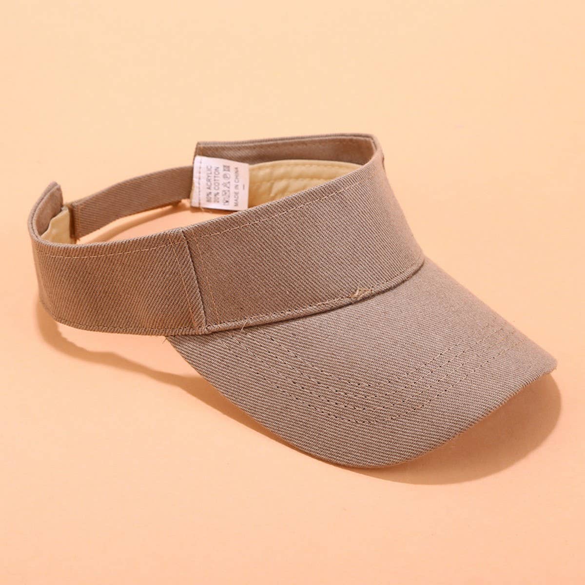 Embroidered Letter Visor Hat - Summer Sunshade Cap_CWAH3284