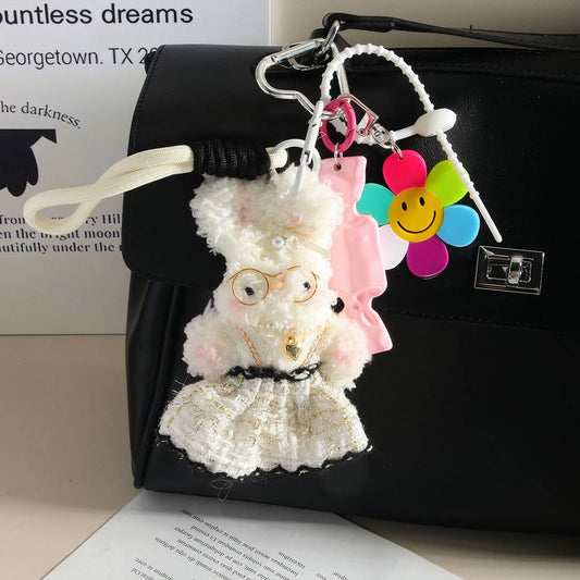 Cute Twist Stick Rabbit Keychain for Stress Relief