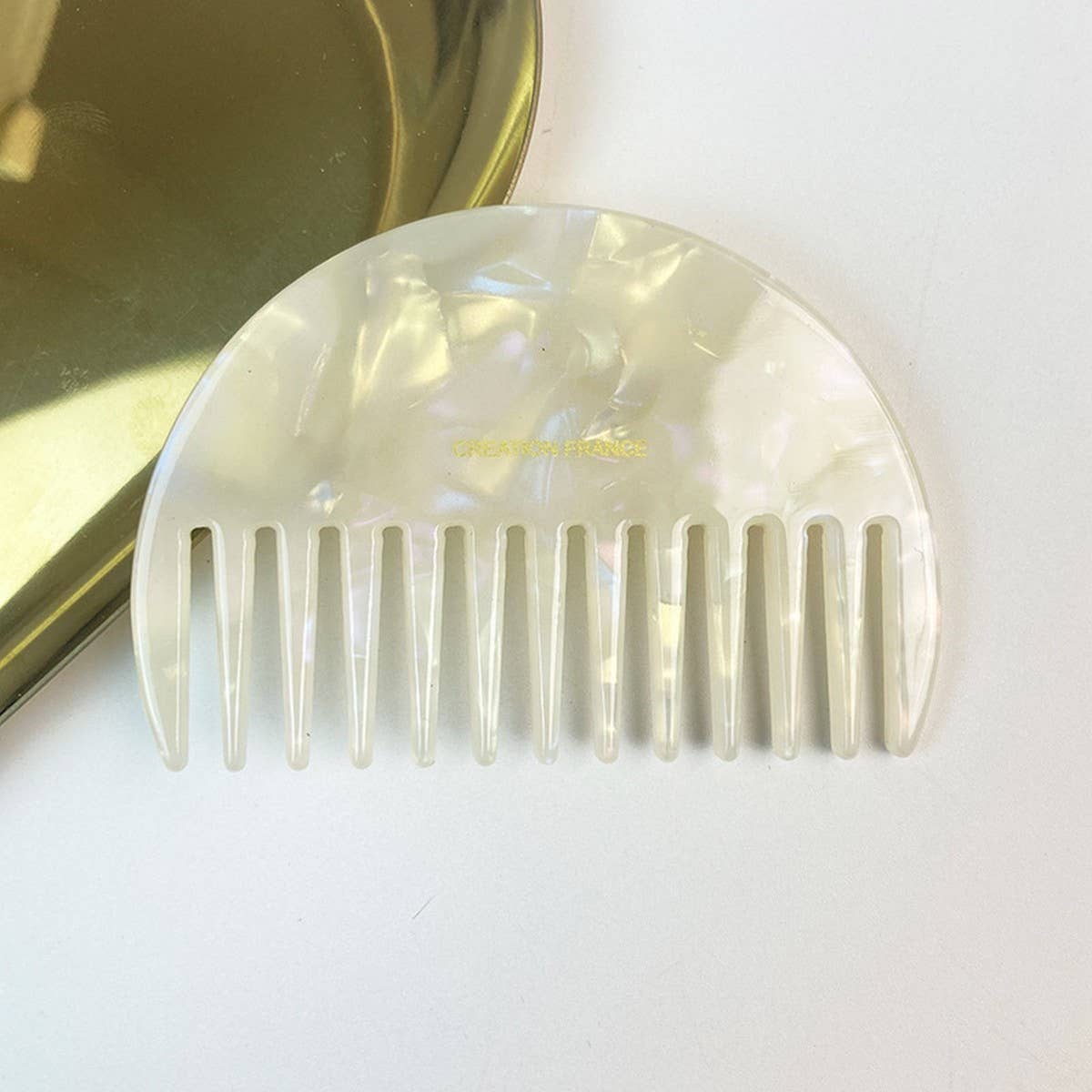 Geometric Acetate Comb Vintage Cute Style